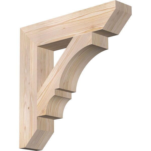 Ekena Millwork Balboa Slat Smooth Bracket, Douglas Fir, 5 1/2"W x 28"D x 28"H BKT06X28X28BOA06SDF - main